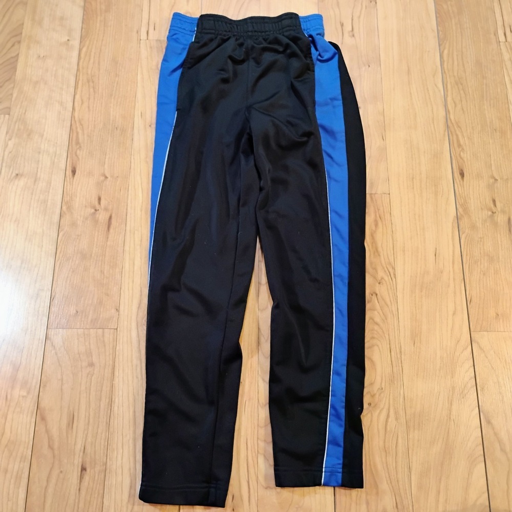 And1 Boy's Size 8 Black/Blue Track Jogger Athletic Pants Pockets